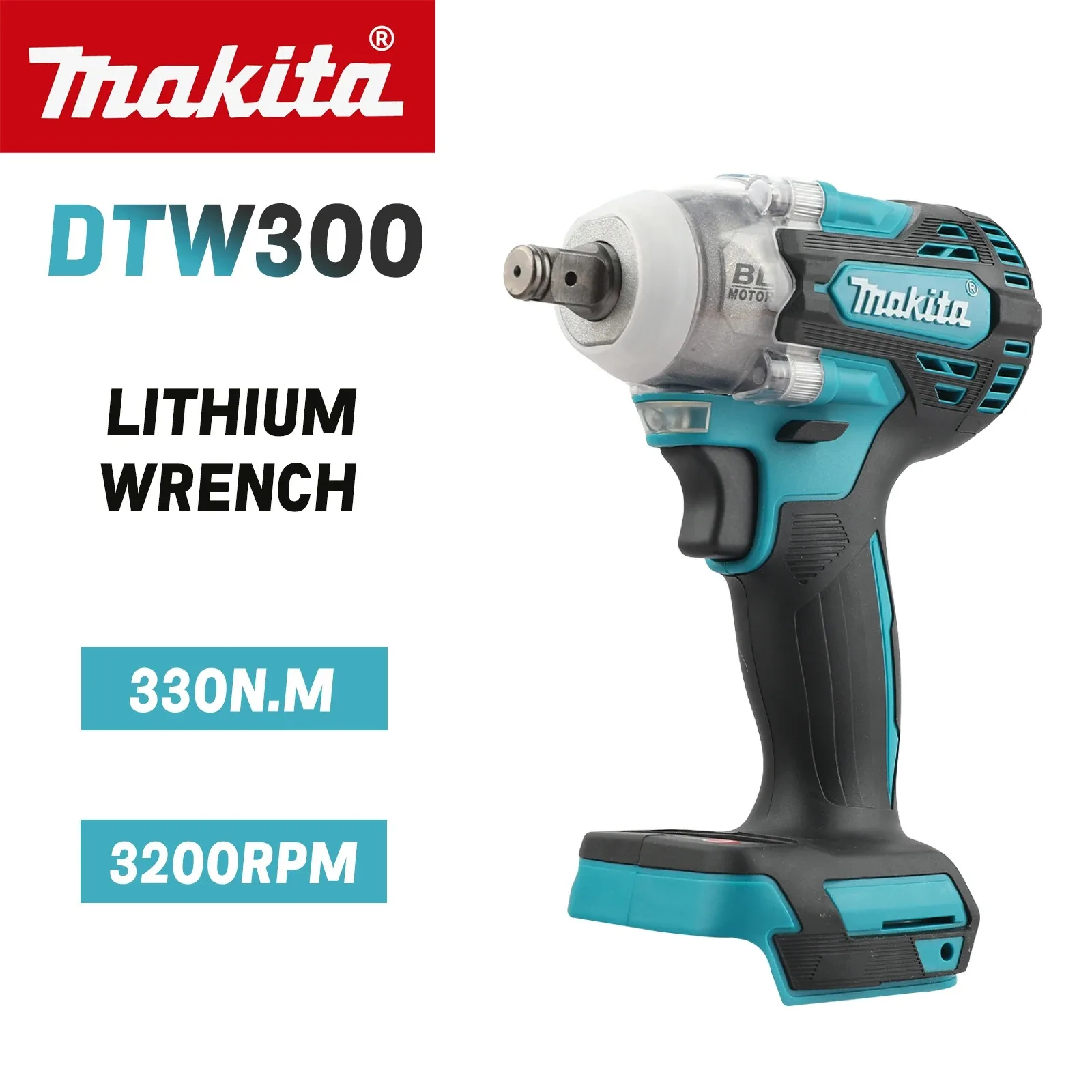 Makita Drill Dtw300 - ประแจบล็อกไร้สาย Makita DTW300 ขนาดหัวจับ 1/2 นิ้ว