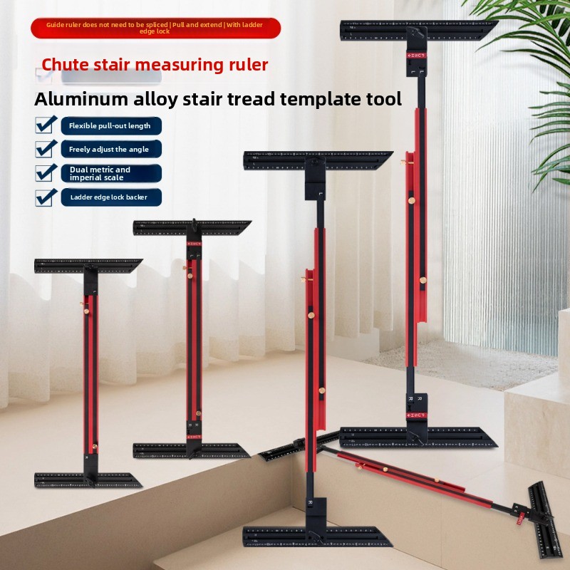 ไม้บรรทัดวัดบันไดอะลูมิเนียมอั - Home Improvement And Tools บทวิจารณ์และราคา