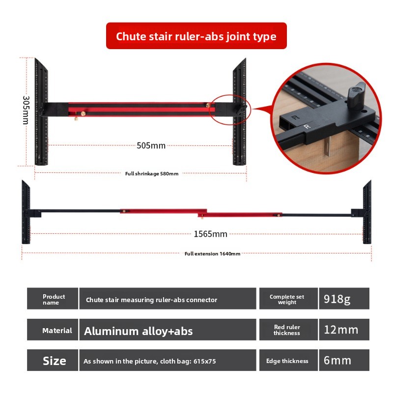 ไม้บรรทัดวัดบันไดอะลูมิเนียมอั - Home Improvement And Tools บทวิจารณ์และราคา