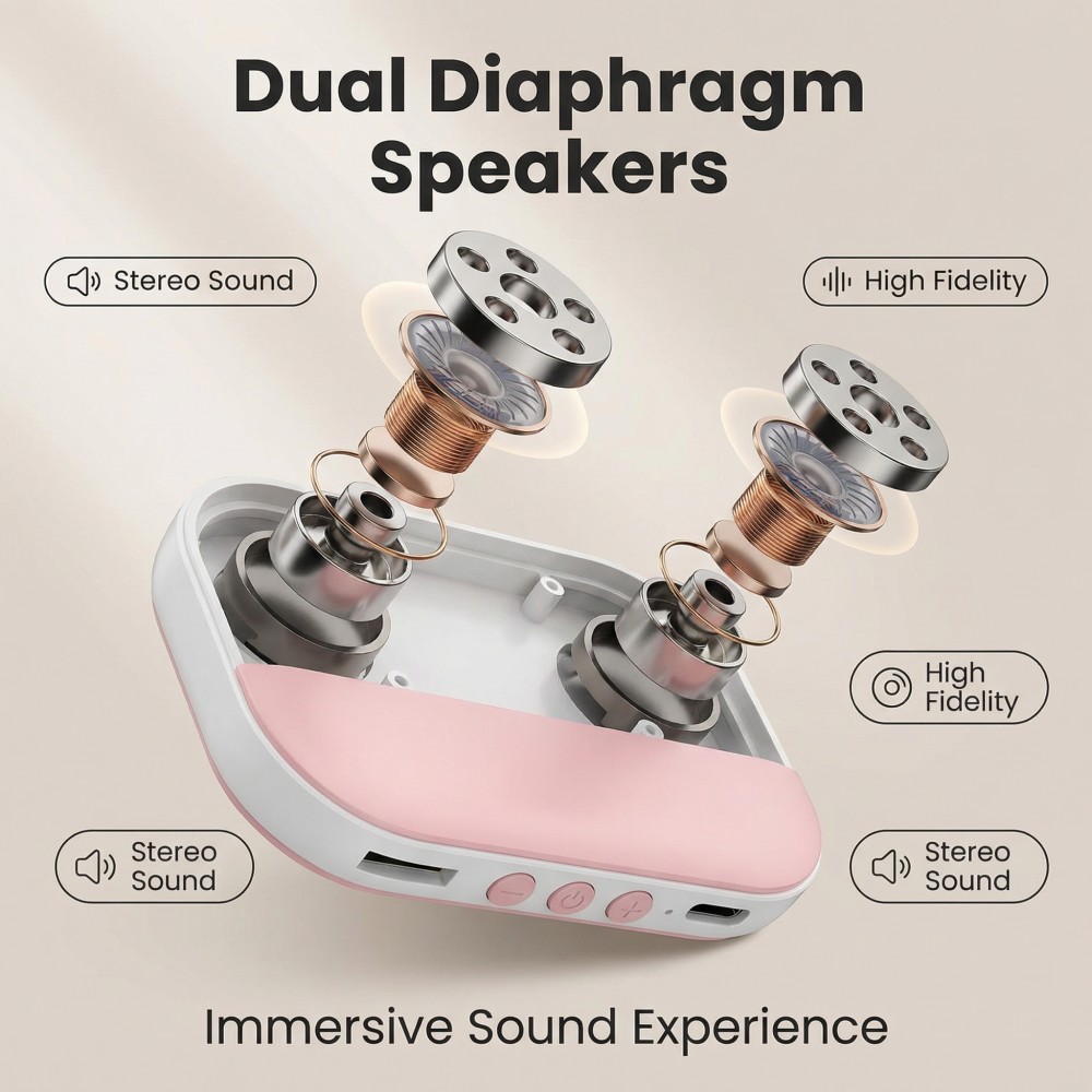 ลำโพงบลูทูธ 5.2 แบบพกพาไร้สาย  - Home Improvement Music บทวิจารณ์และราคา