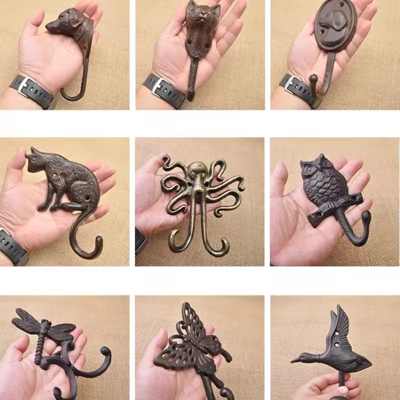 1 PC Rustic Cast Iron Hook สุน - Home Improvement Cast บทวิจารณ์และราคา