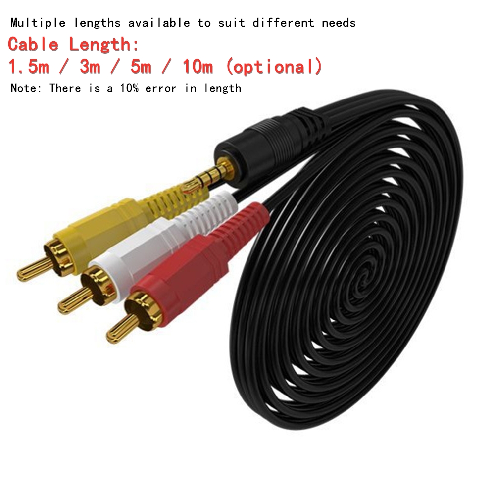 3.5 มม.ถึง 3 RCA Audio Video C - Home Improvement Videos บทวิจารณ์และราคา